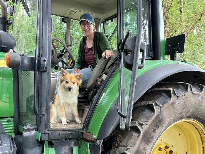Landwirtschaftliche Betriebsfläche Betreten und Hunde verboten Aufkleber